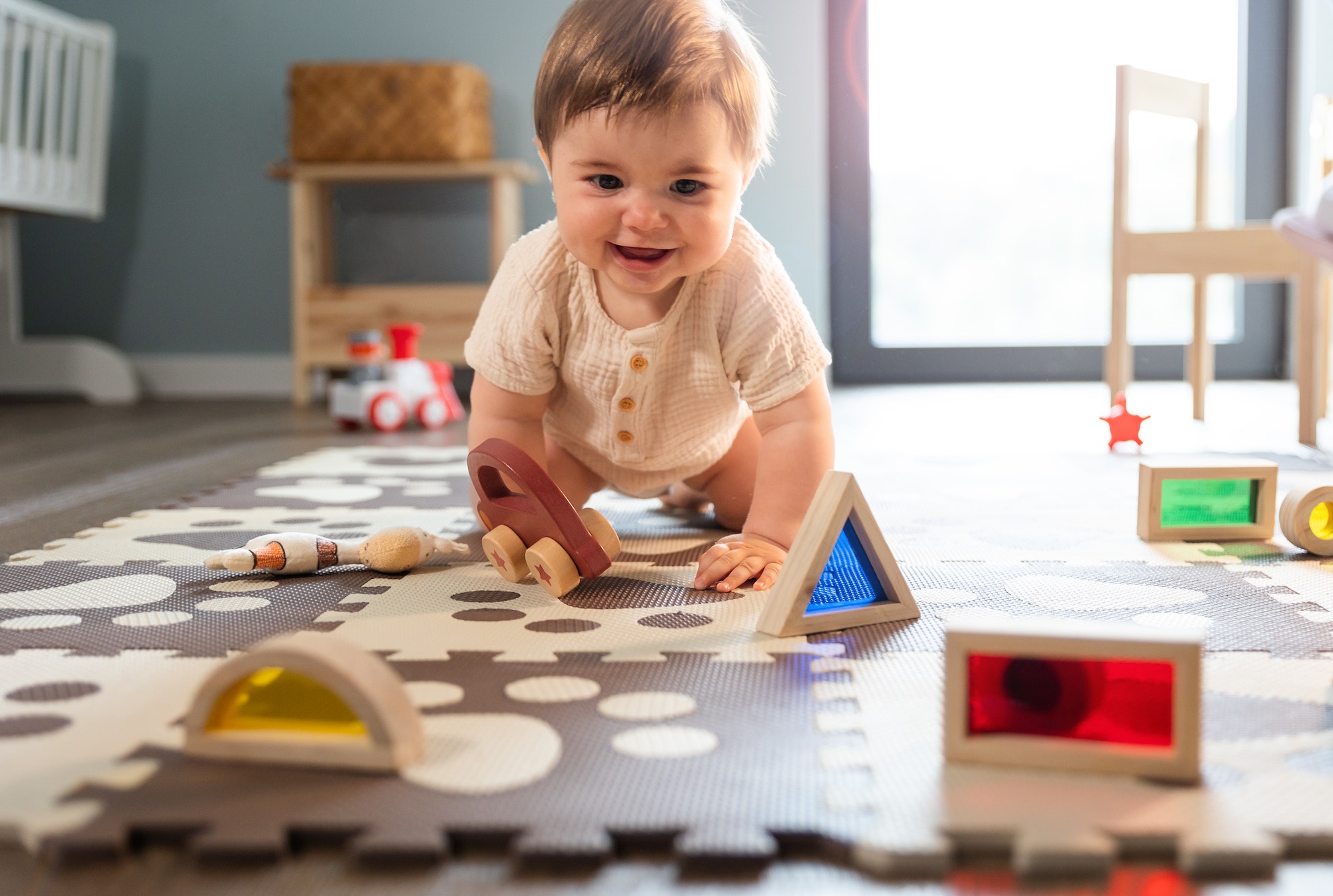 Exemples de jouets déconseillés pour les bébés de moins de 6 mois