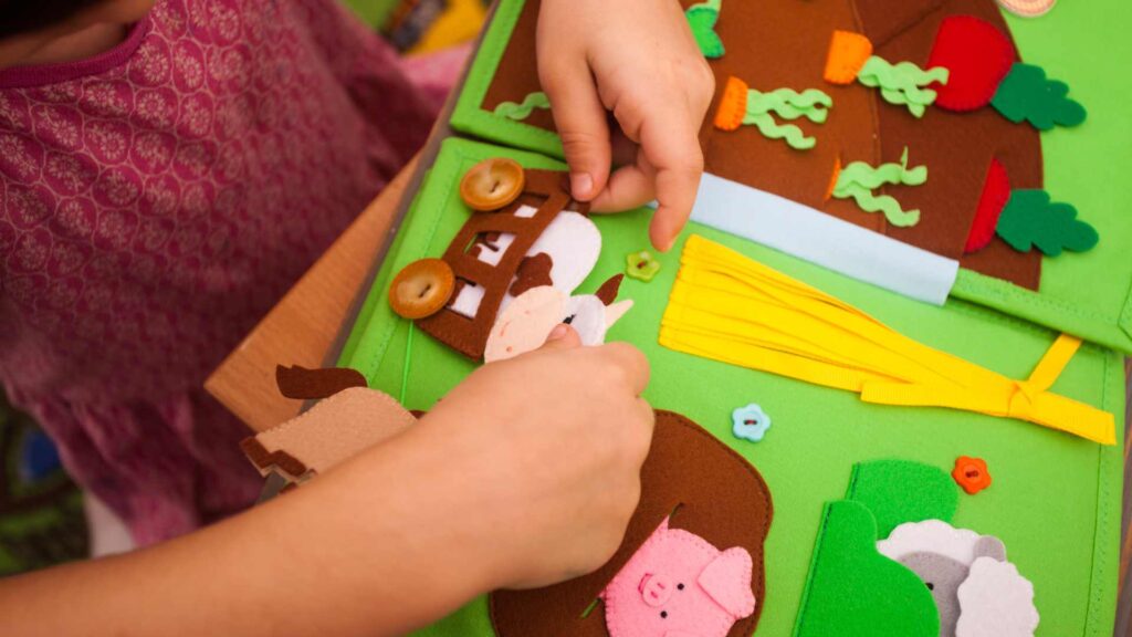 Livre interactif sur la ferme 